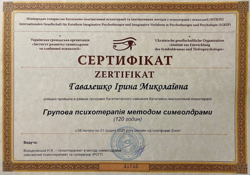 Групова психотерапія методом символдрами