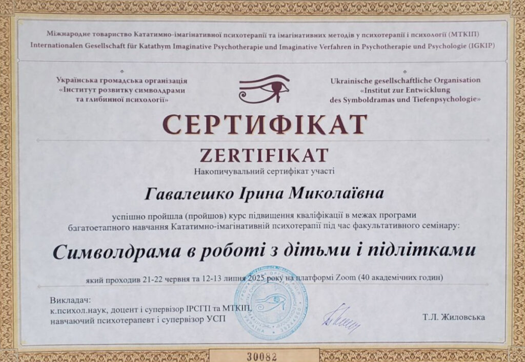 Символдрама в роботі з дітьми і підлітками